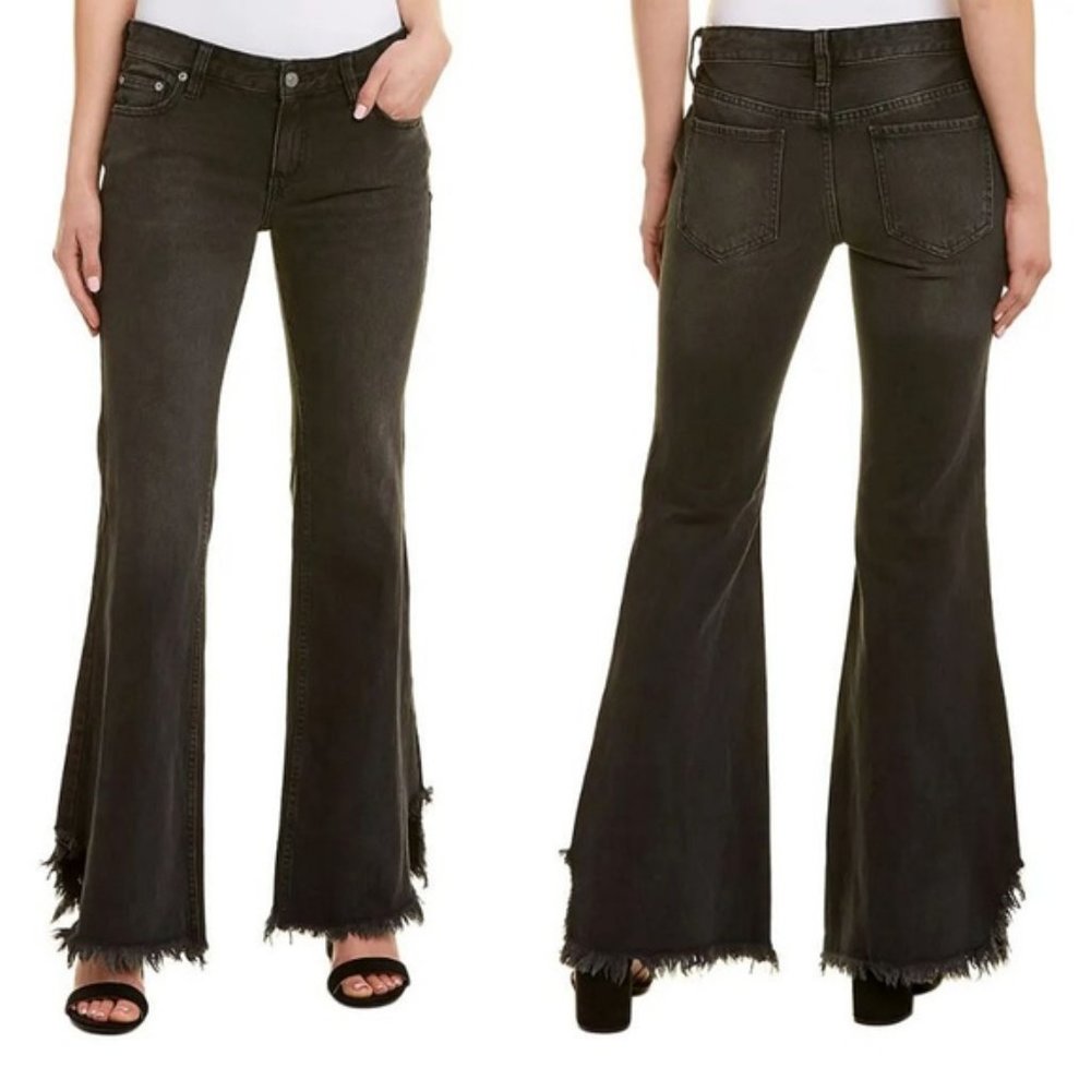 Free People Vintage Flare Ash Jeans. - Picture 2 of 12